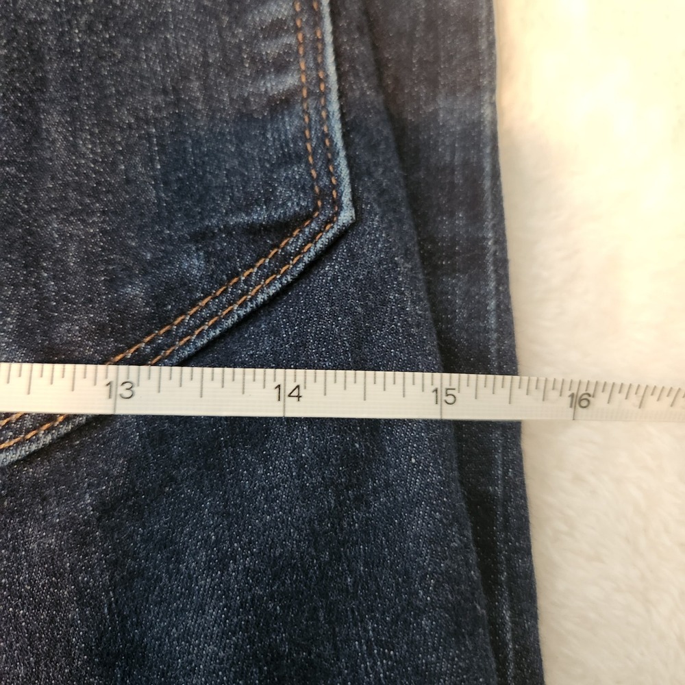 J.Crew‎ High Rise Skinny Dark Wash Jeans Size 26 - Picture 6 of 8